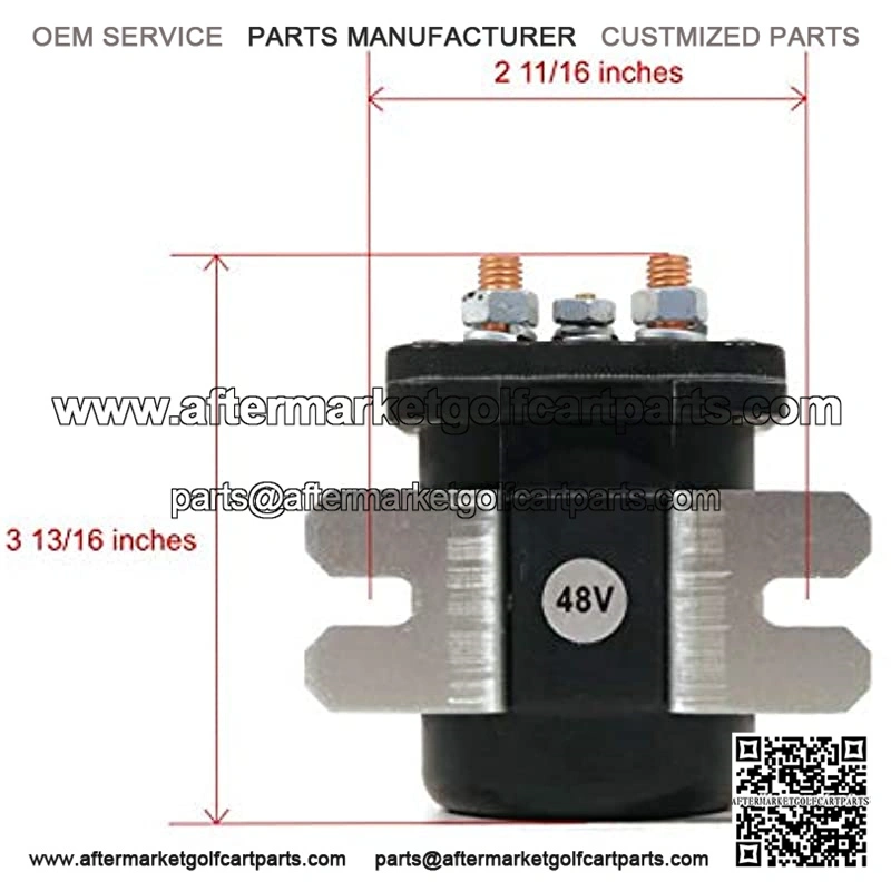 48 Volt Starter Solenoid for 1995 - Present Yamaha G19 & G22 Electric Golf Carts - Image 3