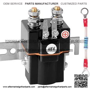 Club Car 48V Solenoid and Resistor Assembly for 1995-up DS & 2004-up Precedent Golf Cart - OEM# 101908701