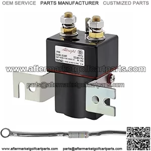 Golf Cart Solenoid 48V 4 Terminal Solenoid Coil, Albright Solenoid 48 Volt, for club car 95-Up DS and 04-08 Precedent Golf Carts , OEM# 101908701 102774701, 5722 (Solenoid and Resistor Assembly)