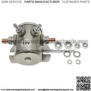 12V Solenoid 4 Terminal Replace 1979-1994 Ezgo Marathon Gas Golf Carts 16542-G1 71470-87 16542G1 56919 594162 556 72434 54763 889673