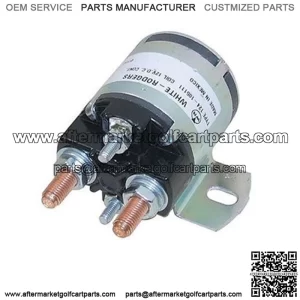 Yamaha G2/ G8/ G9/ G11/ G14/ G16 Solenoid - 12V 4-Terminal Silver (For 4-cycle Gas 1985-2002)