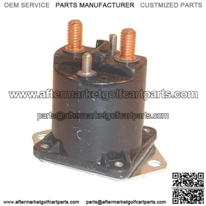 Club Car 12-Volt 4-Terminal Copper Solenoid (For Gas 1984+)