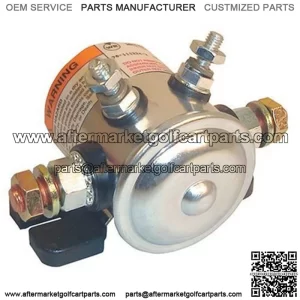 EZGO Marathon 12V 4-Terminal Copper/Short Solenoid (Fits EZ-GO Gas 1979-1994)