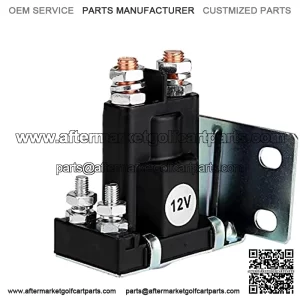 12V 4 Terminal Solenoid Relay for EZGO Marathon 1979-1994 Gas 2/4 Cycle Golf Cart, Replace OEM 16542-G1 16542G1 1133