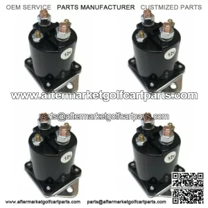 (4) 12V Solenoid Switch 1013609 for 1984-Up Club Car DS, Precedent Gas Golf Cart