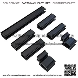 Club Car DS Golf Cart Windshield Mounting Kit for WIN-0003/0004, WIN-1003/1004, WIN-1503/1504 and 1984-1999 Upper Roof Windshield Mounting Brackets Windshield Bottom Clips