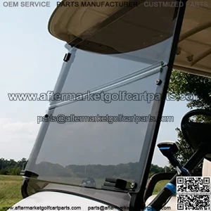 Yamaha G29 / Drive Bolt-Style Fold Down Golf Cart Windshield - US Made (Tinted)