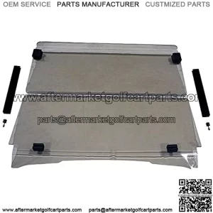 3G New EZGO TXT Tinted Folding Golf Cart Windshield 1994-2013