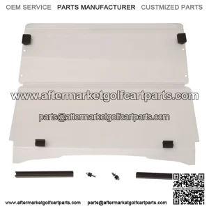 EZGO TXT 1994.5-2013 Clear Folding Windshield