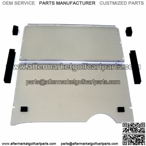 NEW EZGO RXV Tinted Folding Golf Cart Windshield 2008 & Up