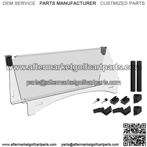 Clear Windshield for 2004-UP Club Car Precedent Golf Cart