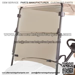 Golf Cart Windshield for EZGO TXT 1995-2013,Tinted Folding Down Windshield (4MM)
