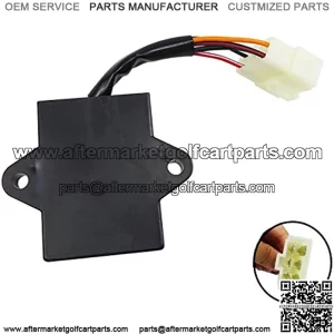 Ignition CDI Box Fit for 1990-1994 Yamaha Gas Golf Cart G9,Replace 99999-02368-Black
