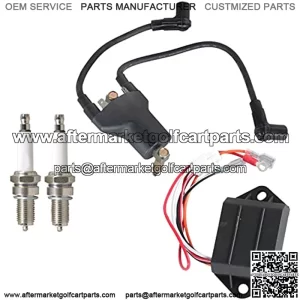 Golf Cart Ignition Coil CDI Ignitor Replacement for EZGO Gas 4 Cycle 1991-2002