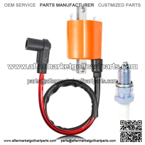 Ignition Coil & Spark Plug For Yamaha Gas Golf Cart G2 G5 G8 G9 G11 G14