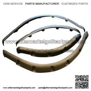 Golf Cart Fender Flares - Set of 4pcs (Front and Rear) (1993+)