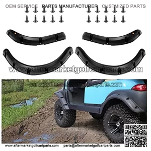 Golf Cart Precedent Fender Flares (Set of 4),Club Cart Fender Flares (2) Front & (2) Rear Fit for Precedent