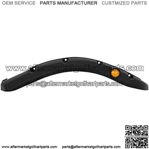 molded plastic Black Pocket Style Fender Flares Fender Flare Compatible For Club Car DS Golf Cart 1993-UP