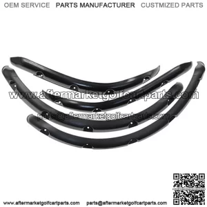 EZGO TXT 2014+ Golf Cart Fender Flares - Set of 4pcs (Front and Rear)