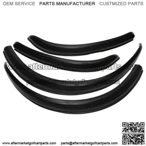 Club Car TEMPO Golf Cart Fender Trim - Slim Flare - Set of 4 (Front and Rear)