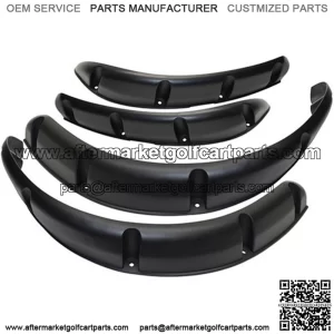Club Car TEMPO Golf Cart Fender Flares - Set of 4pcs (Front and Rear)