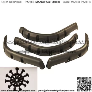 Golf Cart Fender Flares For Yamaha G14,G16,G19,G20,G22 Models Self Taping Screws