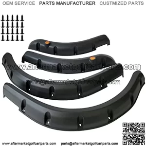 Golf Cart Club Car DS Front and Rear Fender Flares 4PCS for Club Car DS 1994-UP Gas/Electric Golf Carts with Metal Hardware