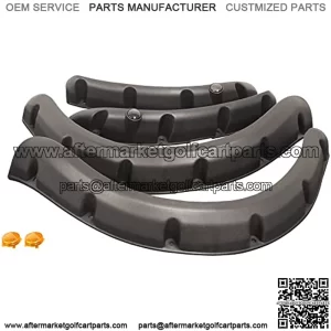 Club Car Tempo Fender Flares W/Stainless Steel Hardware for 2017+ G&E Models