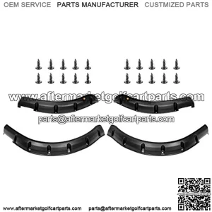 Club Car DS Fender Flares,Golf Cart Fender Flare(2)Front & (2) Rear Fend Flares fit for Club Car DS 1994-up (set of 4)