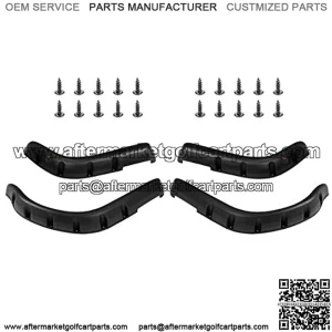 Golf Cart Fender Flares Kit Front & Rear for Golf Cart EZGO Club Car Yamaha - 4 Pack