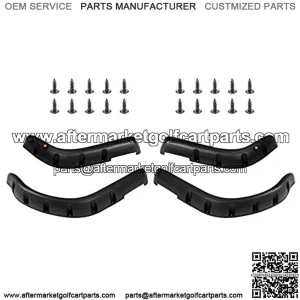 Golf Cart Standard Front and Rear Fender Flares for Yamaha G14 G16 G19 G20 G22 W/Stainless Steel Screws Hardware