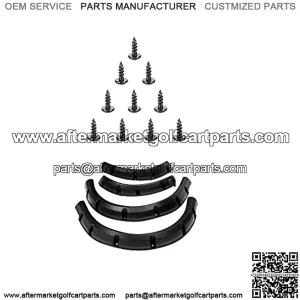 Golf Cart Fender Flares for Yamaha G29/Drive, Front and Rear (Set of 4)