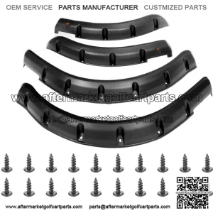 Golf Cart Fender Flares For Club Car DS 1993-up Front and Rear, Set of 4