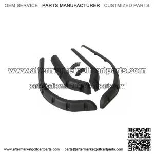 FOR EZGO TXT Golf Cart Fender Flares 94-2013 Set of 4 W/Self-taping Black Screws