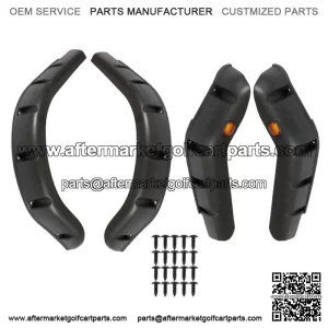 NEW 4pcs Fender Flares fit For Club car DS W/ Screws Front Rear 94-UP Golf Carts