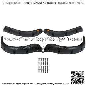 Golf Cart Fender Flares Front And Rear for Club Car Precedent 2006+ (Set of 4)