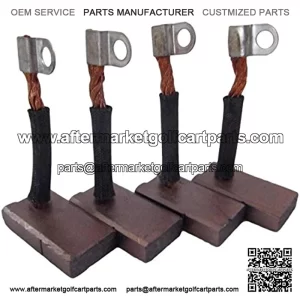 Rareelectrical New Starter Brush Kit Compatible With Yamaha Golf Carts Starter Generators By Part Number 81-81200
