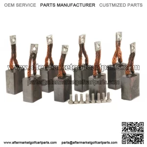 Club Car Villager6 & Villager8 3.7HP Motor Brush Kit OEM# 102938601