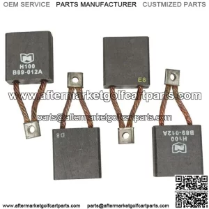 Set of 4 Golf Cart Advance DC Motor Brushes Size "B"