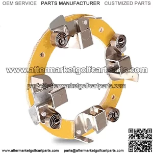 Golf Cart Motor Brushes Holder Brush Plate with Brush Springs Fits Yamaha with DM430-06 Hitachi Motor Replaces OEM#JU2-H1840-20-00 JU2-H1801-20-00