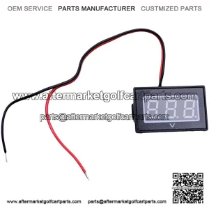 36V Golf Cart Digital Volt Meter Battery Gauge Golf for Club Car Cart E-Bike Bicycle Motorcycle Yamaha 12 24 36 48 Volt - Blue