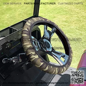 Golf cart Small Steering Wheel Covers for Yamaha Club car Polaris Ranger Boat Outdoor 13-13.5-13 3/4 inch camo