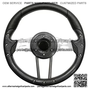 13" Aviator-4 Carbon Fiber Steering Wheel w/ Aluminum Spokes (Fits all Years)