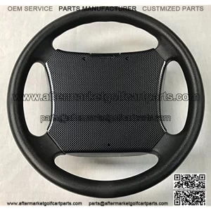 Yamaha Golf Cart Steering Wheel Scorecard Cover in Carbon Fiber(FITS G14, 16, 19, 22 and Some Drive Models)