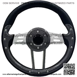 13 inches Golf Cart Steering Wheel For Most Golf Club Car and Yamaha (5166-04)