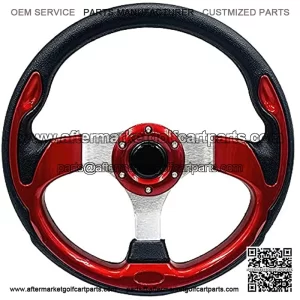Universal 12.5Golf Cart Steering Wheel For Golf Cart Club DS & Precedent Yamaha RXV & TXT Steering Wheel