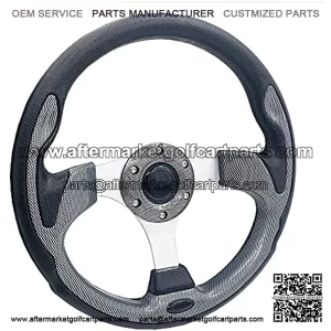 Universal 12.5Golf Cart Steering Wheel For Golf Cart Club DS and Precedent Yamaha EZGO Steering Wheel