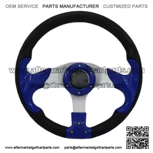 Blue 13" Golf Cart Steering Wheel