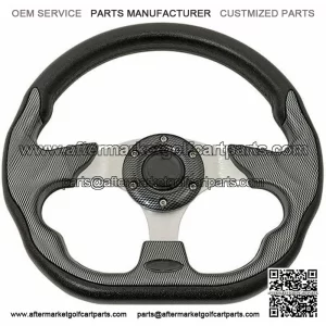 Carbon Fiber 12.5" Golf Cart Steering Wheel