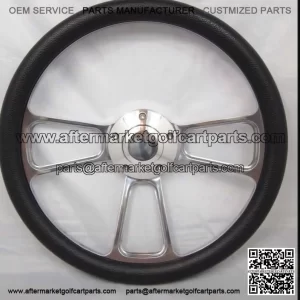 1984 & UP CLUB CAR DS BILLET steering wheel golf cart W/ Adapter 3 spoke